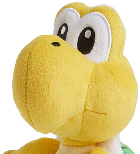 Little Buddy Super Mario All Star Collection Koopa Troopa Plush - 7 Inch Soft Toy with Removable Shell