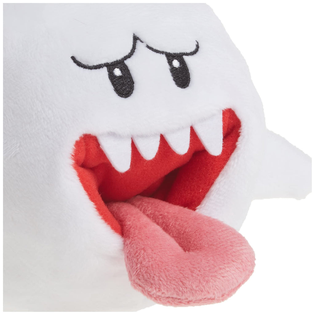 Little Buddy Super Mario All-Stars Boo Plush Toy - 4-Inch Soft Ghost Doll