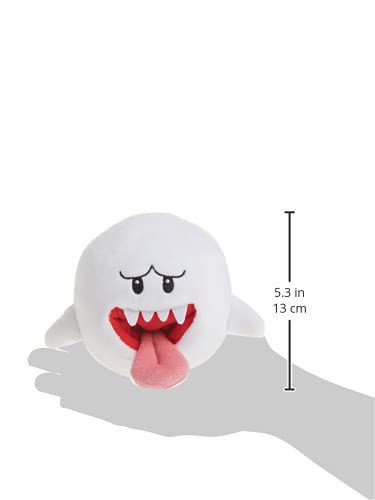 Little Buddy Super Mario All-Stars Boo Plush Toy - 4-Inch Soft Ghost Doll