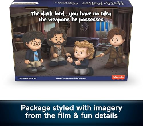 Little People Collector Harry Potter Prisoner of Azkaban Set – 4 Movie-Inspired Figures in Display Box for Adult Fans