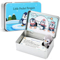 Little Pocket Penguin – Mini Gray Penguin in Tin Box with Adoption Certificate, Pocket-Sized Winter Collectible & Thoughtful Gift