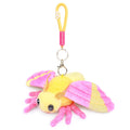 Little Rosy Maple Moth Plush Toy - Realistic Rosy Maple Moths Stuffed Animal Keychain, Cute Plushie Gift