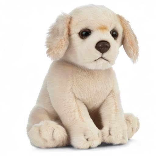 Living Nature Golden Retriever Puppy Plush Toy – 6-Inch Eco-Friendly Soft Toy with Realistic Detailing