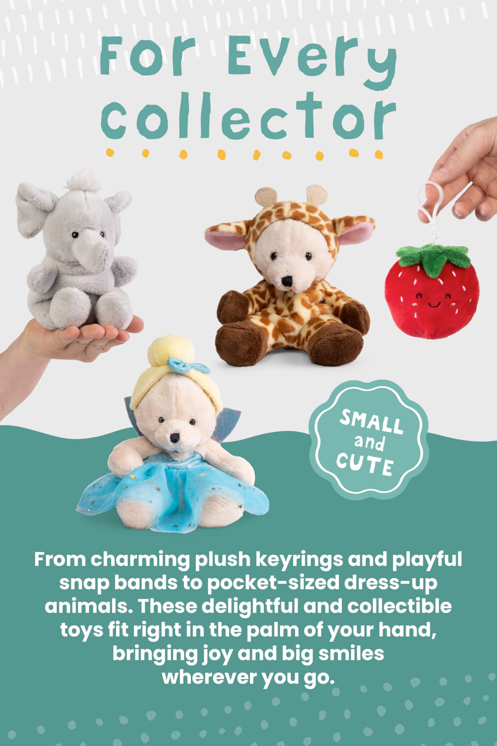 Living Nature Little Snugglies Lion – Compact Soft Toy with Recycled Stuffing