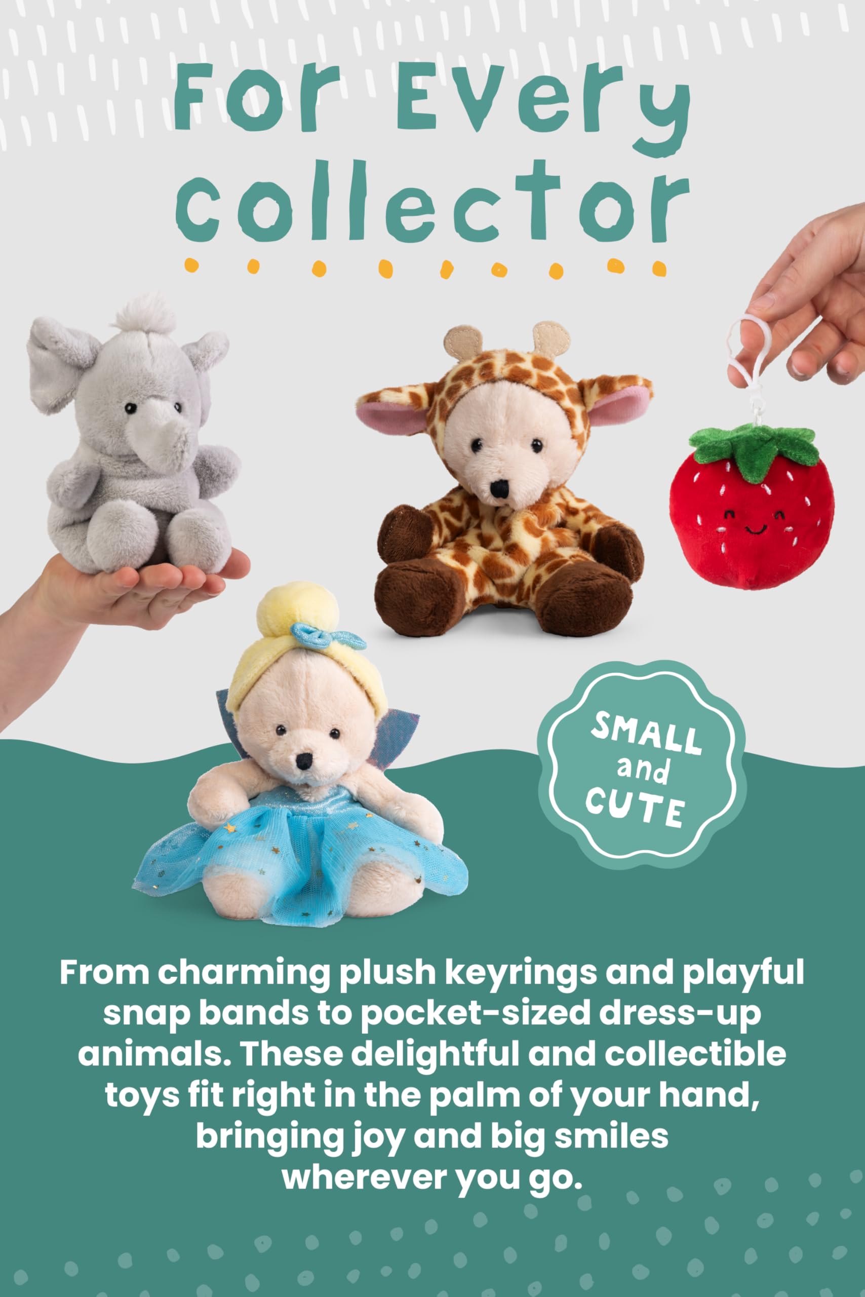 Living Nature Little Snugglies Lion – Compact Soft Toy with Recycled Stuffing