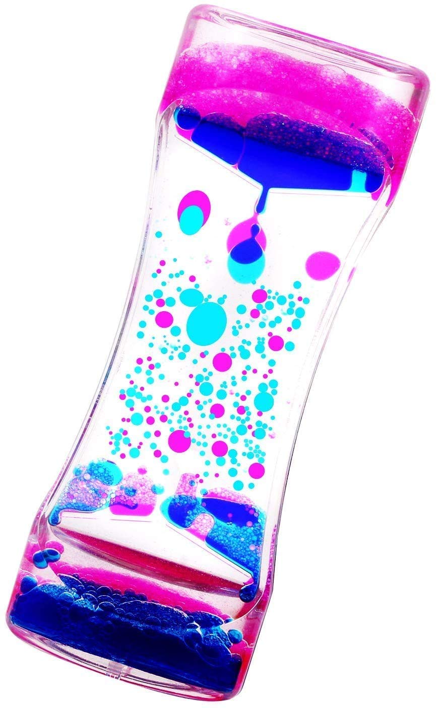 LIVOND Liquid Motion Bubbler Timer 2 Minute – Calming Sensory Toy for Kids with Autism, ADHD, Anxiety (Single Pack)