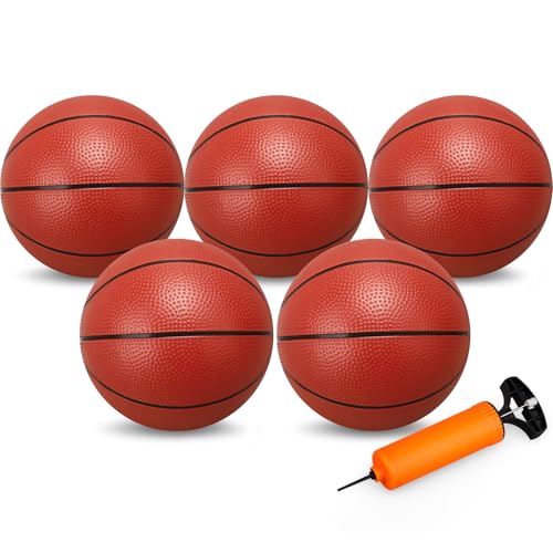 LNCOJOLM 9.8-Inch Waterproof PVC Basketball for Pool, Trampoline, and Indoor/Outdoor Play – Soft, Anti-Slip, Size 7
