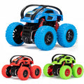 LODBY Monster Trucks 3-Pack: Push and Go Stunt Cars for Boys Ages 2-6, Battery-Free Flip Truck Toys
