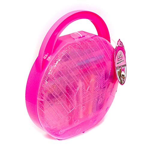 L.O.L. Surprise! Creativity Case – Hot Pink Travel Art Kit with Dolls, Stickers, and Scratch Art
