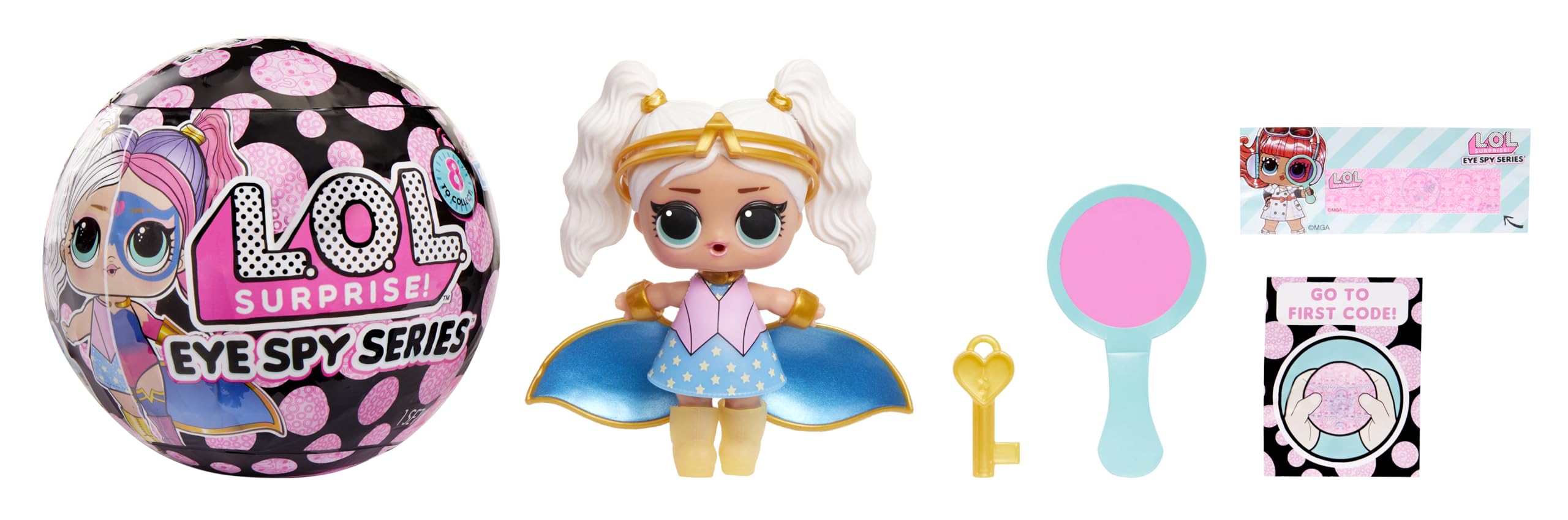 LOL Surprise Eye Spy Series Tots Dolls – Color Change Collectibles with Interactive Clues