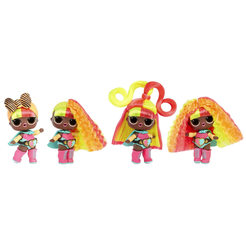 L.O.L. Surprise! Hairvibes Doll – 15 Surprises with Real Hair Wig Pieces & Color Change