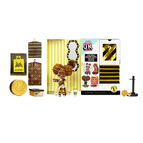 L.O.L. Surprise! JK Queen Bee Mini Fashion Doll - 15 Surprises, Real Hair & Fashion