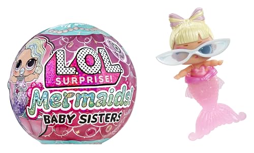 L.O.L. Surprise Mermaids Baby Sisters 8-Pack with Color-Change Tails and Accessories