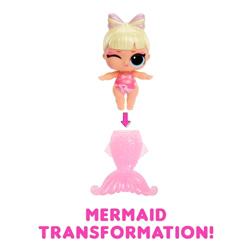 L.O.L. Surprise Mermaids Baby Sisters 8-Pack with Color-Change Tails and Accessories