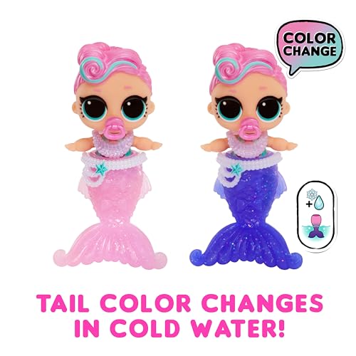 L.O.L. Surprise Mermaids Baby Sisters 8-Pack with Color-Change Tails and Accessories