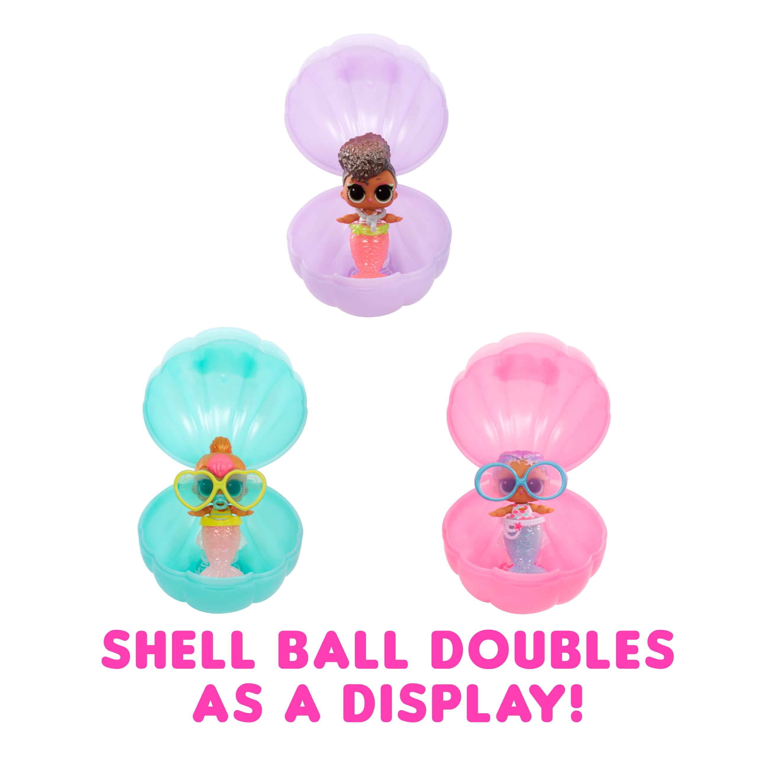 L.O.L. Surprise Mermaids Baby Sisters 8-Pack with Color-Change Tails and Accessories