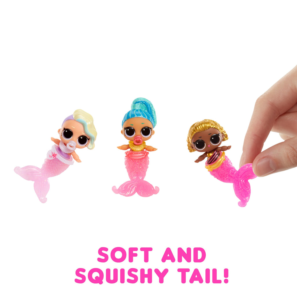 L.O.L. Surprise Mermaids Baby Sisters 8-Pack with Color-Change Tails and Accessories