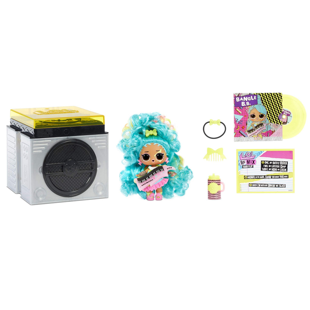L.O.L. Surprise! Remix Hair Flip Doll – 15 Surprises with Hair Reveal and Music