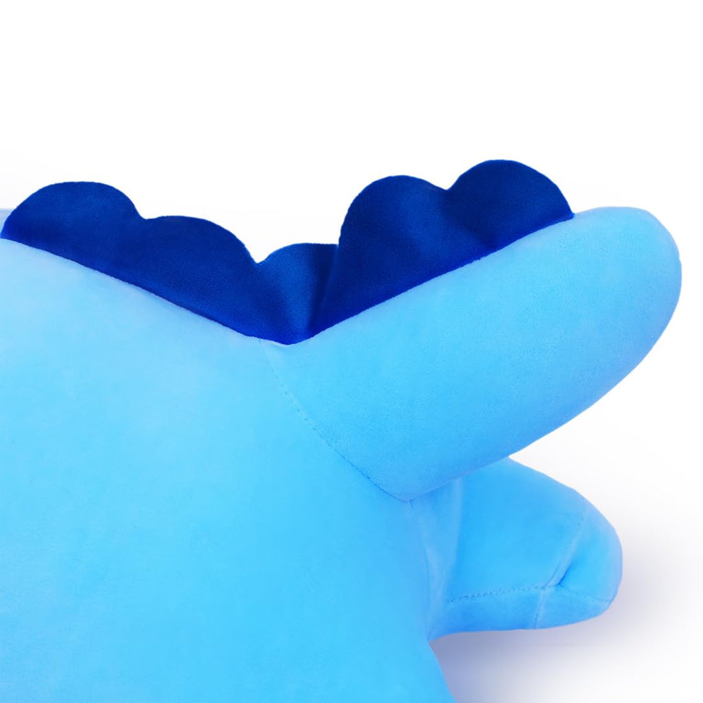 Long Axolotl Plush Body Pillow - 19.6" Soft Stuffed Animal for Kids, Blue Gift