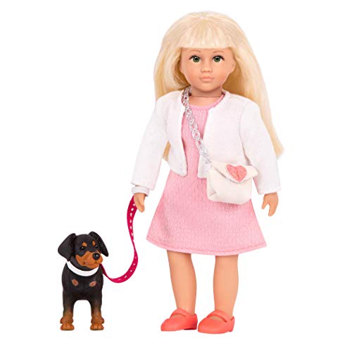 Lori Nadine & Nix Mini Doll and Pinscher Puppy Play Set – 6-Inch Fashion Doll with Accessories for Kids Ages 3+