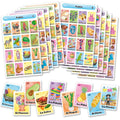 Loteria Fiesta Mexican Bingo Game Set for 10 Players - 54 Calling Cards & 10 Boards