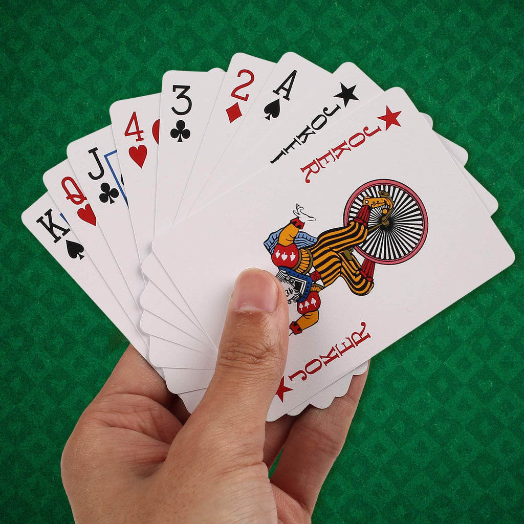 LotFancy Waterproof Playing Cards – 100% Plastic, 2 Decks (Red & Black), Poker Size, Standard Index, Washable PVC for Pool, Beach & Magic Tricks