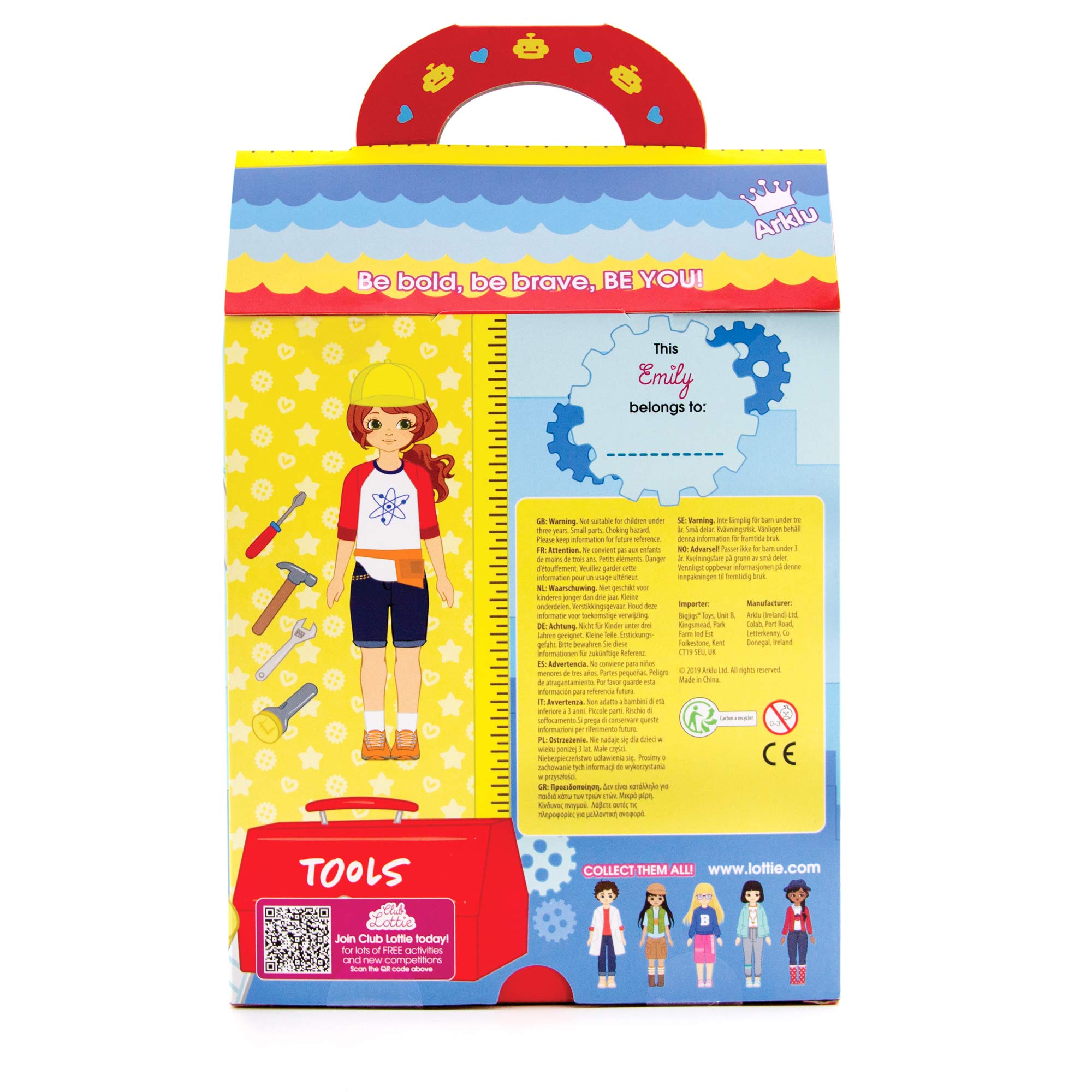 Lottie Young Inventor STEM Doll with Tool Set – Engineer Doll for Creative Play