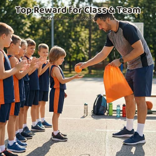 LovesTown 20 Pack Mini Basketball Stress Balls – 2.5 Inch Foam Squeeze Toys for Kids and Adults