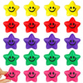 LovesTown 20 Pack Star Stress Balls – 2-Inch Foam Squeeze Toys for Kids, Classroom Prizes, Sensory Fidget