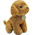 LoYuSenn 10-Inch Brown Teddy Dog Stuffed Animal - Soft Plush Puppy for Kids and Gifts
