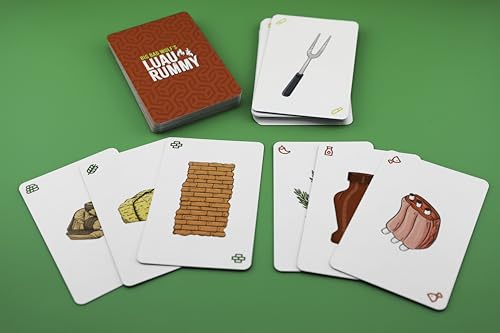 Luau Rummy Card Game (Red Deck) – Fast Family Rummy-Style Fun for Ages 5+