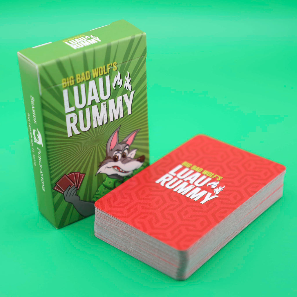 Luau Rummy Card Game (Red Deck) – Fast Family Rummy-Style Fun for Ages 5+