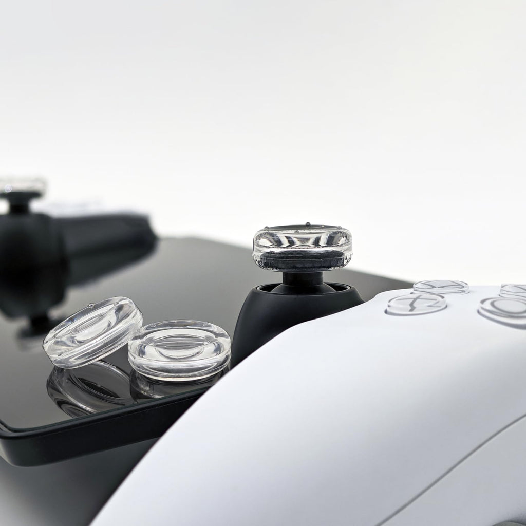 Luck&Link Transparent Thumb Grips for PS Portal, ROG Ally, and Legion Go