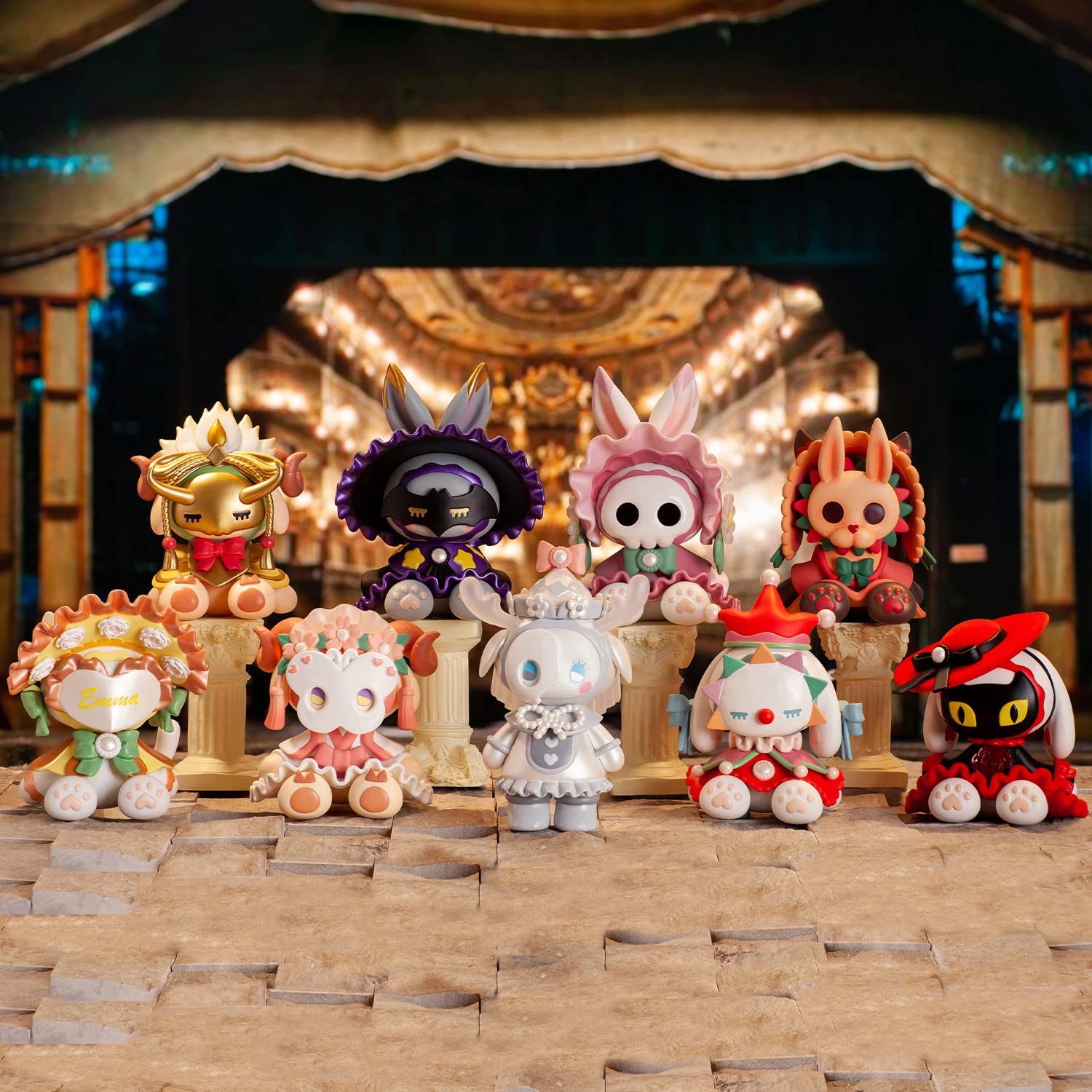 LUCKY EMMA Secret Forest Masked Ball Blind Box – 8 Regular Figures + 1 Hidden Phantom Edition