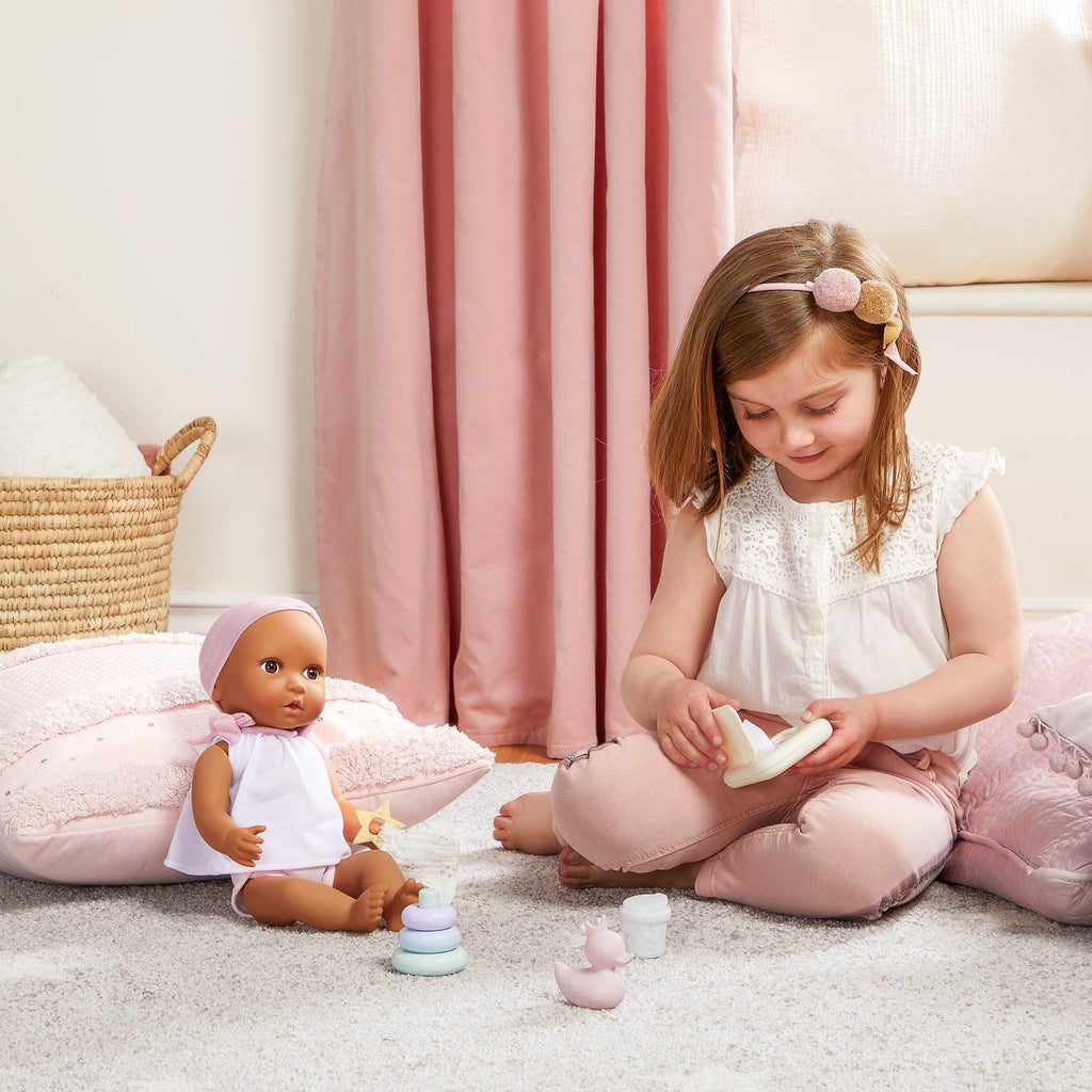 LullaBaby 9-Piece Changing Set – Baby Doll Accessories for Nurturing Pretend Play, Ages 2+
