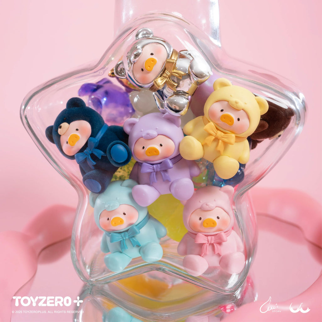 Lulu The Piggy Teddy Mini Blind Bags: Collectible Mystery Figurines with 5 Rarity Levels – 4cm Cute Animal Toys