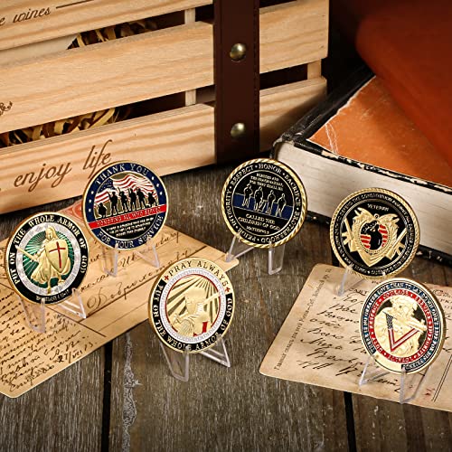 LuluCircle Challenge Coin – Thank You for Your Service – Veteran Commemorative with Display Box