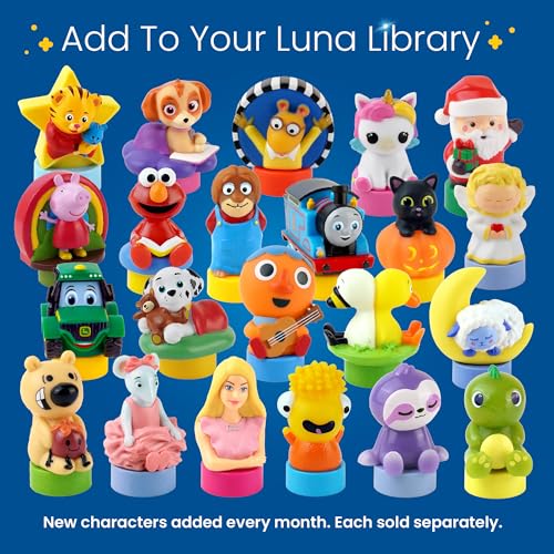 Luna Storytime Bedtime Figurine Cartridge – 5 Stories & 5 Lullabies (Over 30 Min) | Ages 3+