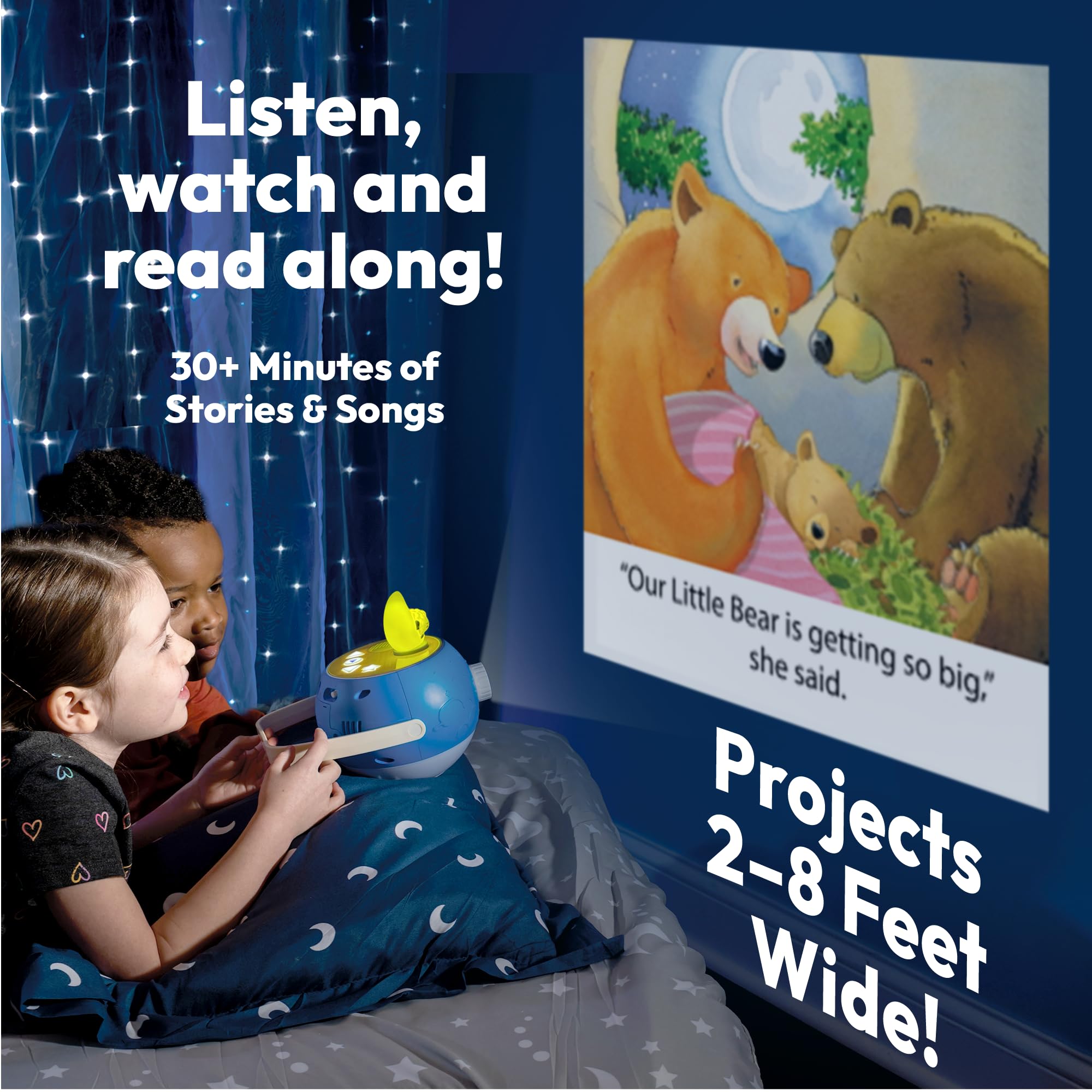 Luna Storytime Bedtime Figurine Cartridge – 5 Stories & 5 Lullabies (Over 30 Min) | Ages 3+