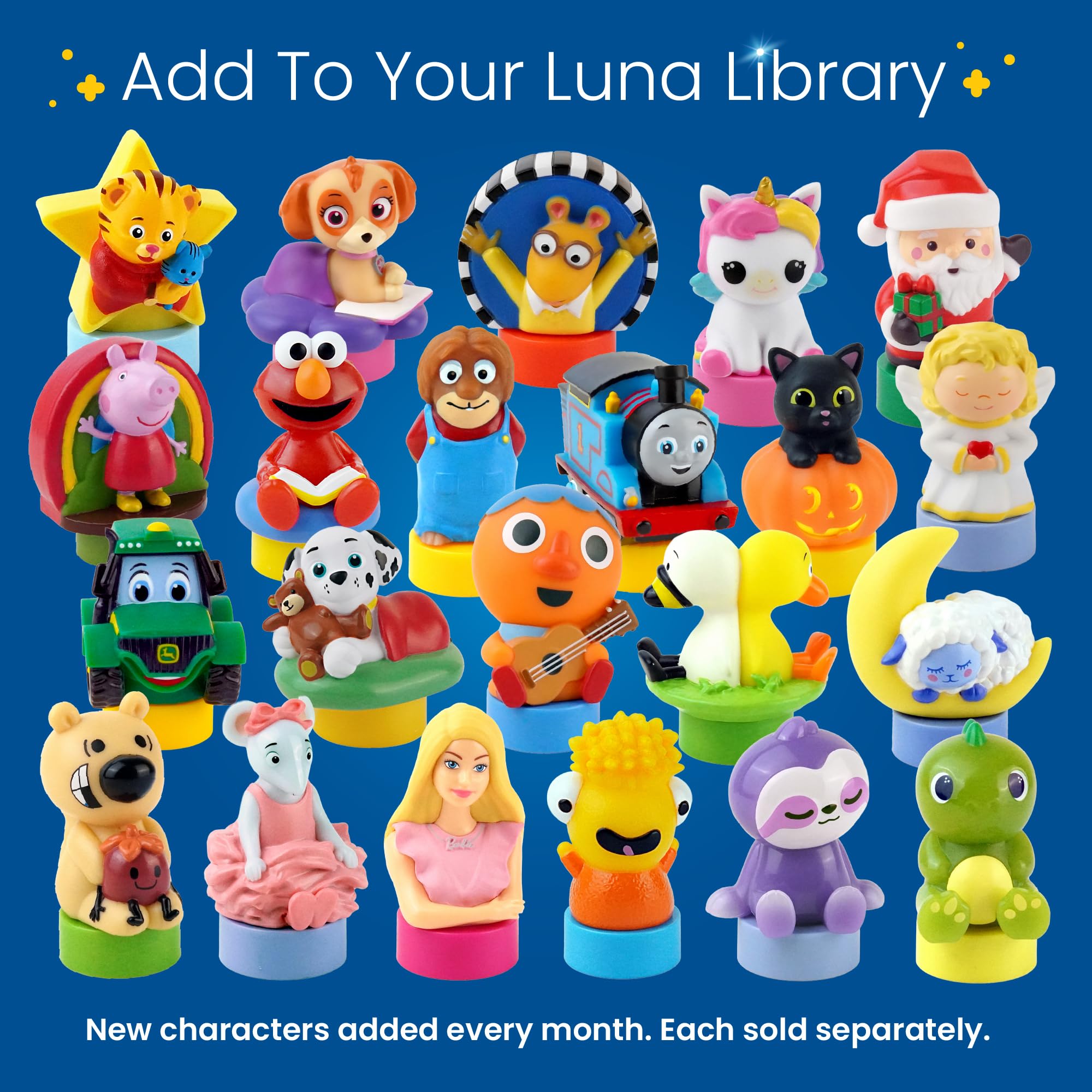 Luna Storytime Bedtime Figurine Cartridge – 5 Stories & 5 Lullabies (Over 30 Min) | Ages 3+