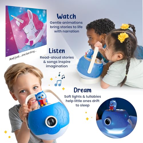 Luna Storytime Unicorn Figurine Cartridge – 5 Stories & 5 Songs, Over 30 Minutes of Audio, Screen-Free Bedtime Fun for Ages 3+