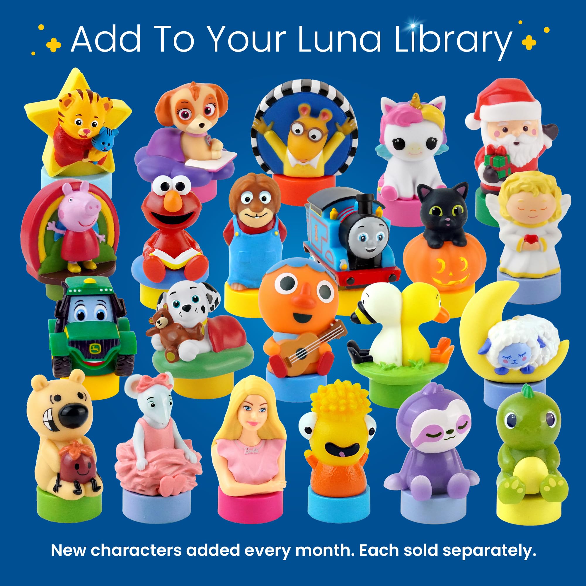 Luna Storytime Unicorn Figurine Cartridge – 5 Stories & 5 Songs, Over 30 Minutes of Audio, Screen-Free Bedtime Fun for Ages 3+