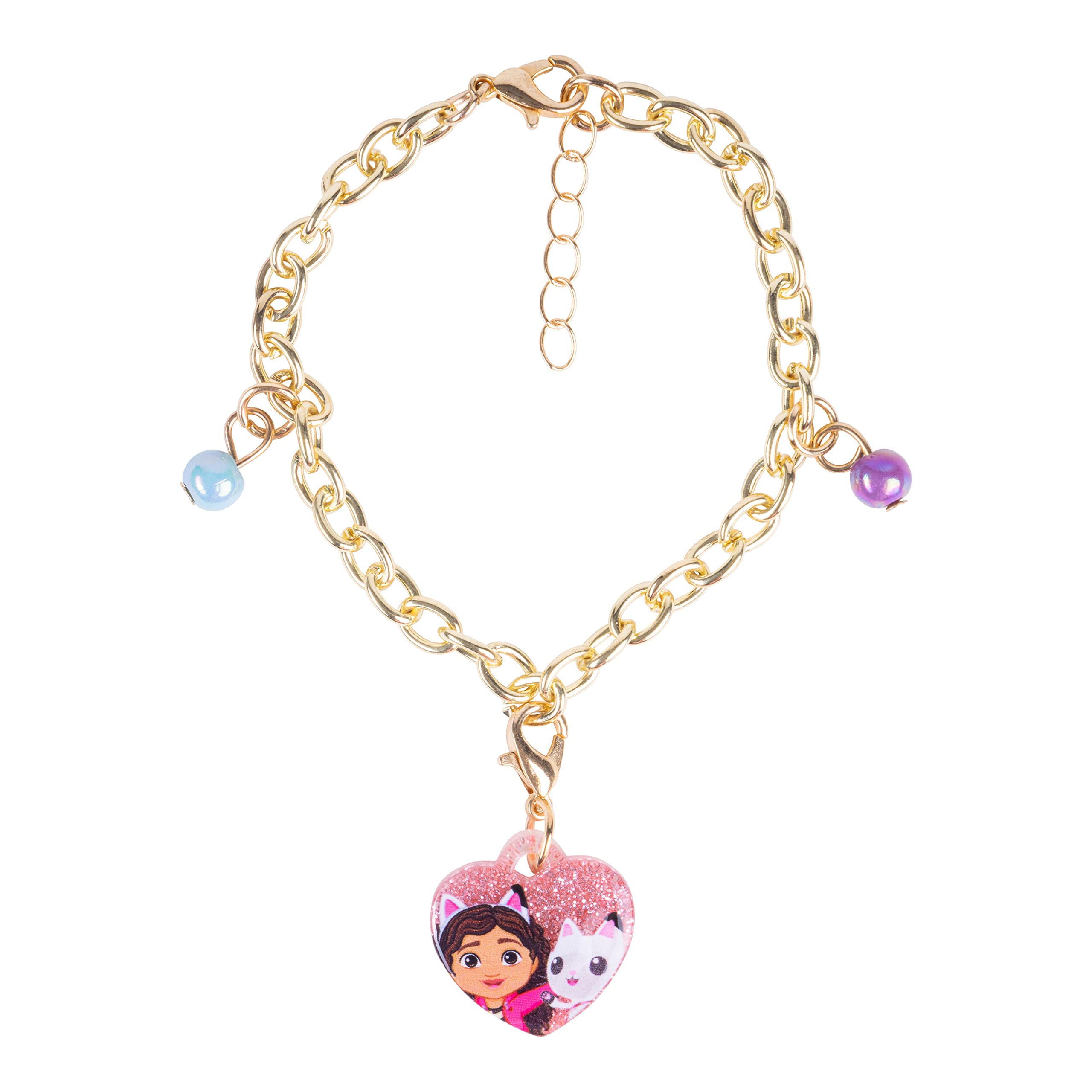 LUV HER Girls Charm Bracelet and Jewelry Box Set – Interchangeable Charms, Ages 3+