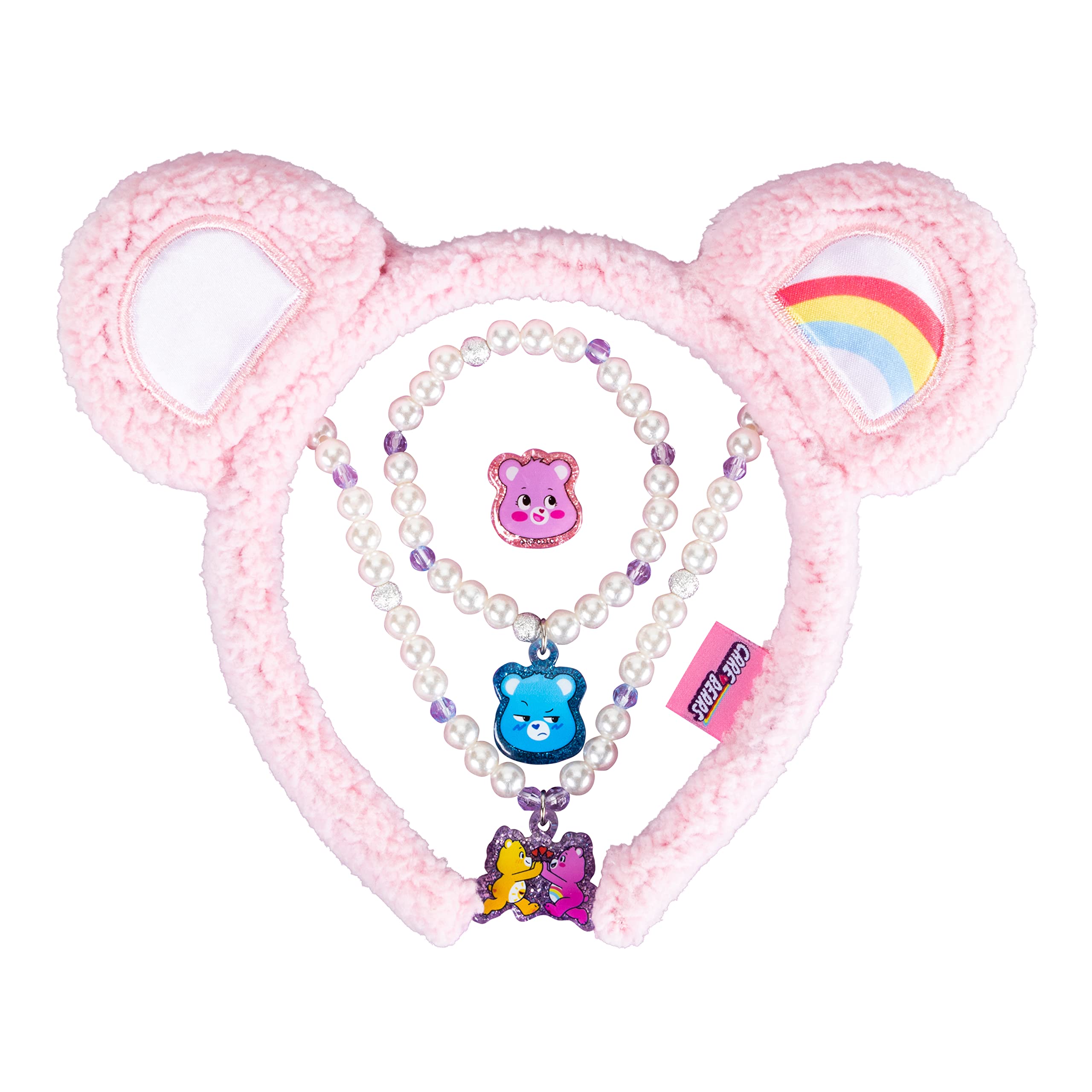 LUV HER Girls Dress Up Jewelry Set – Headband, Necklace, Bracelet & Ring in Gift Box (Ages 3+)