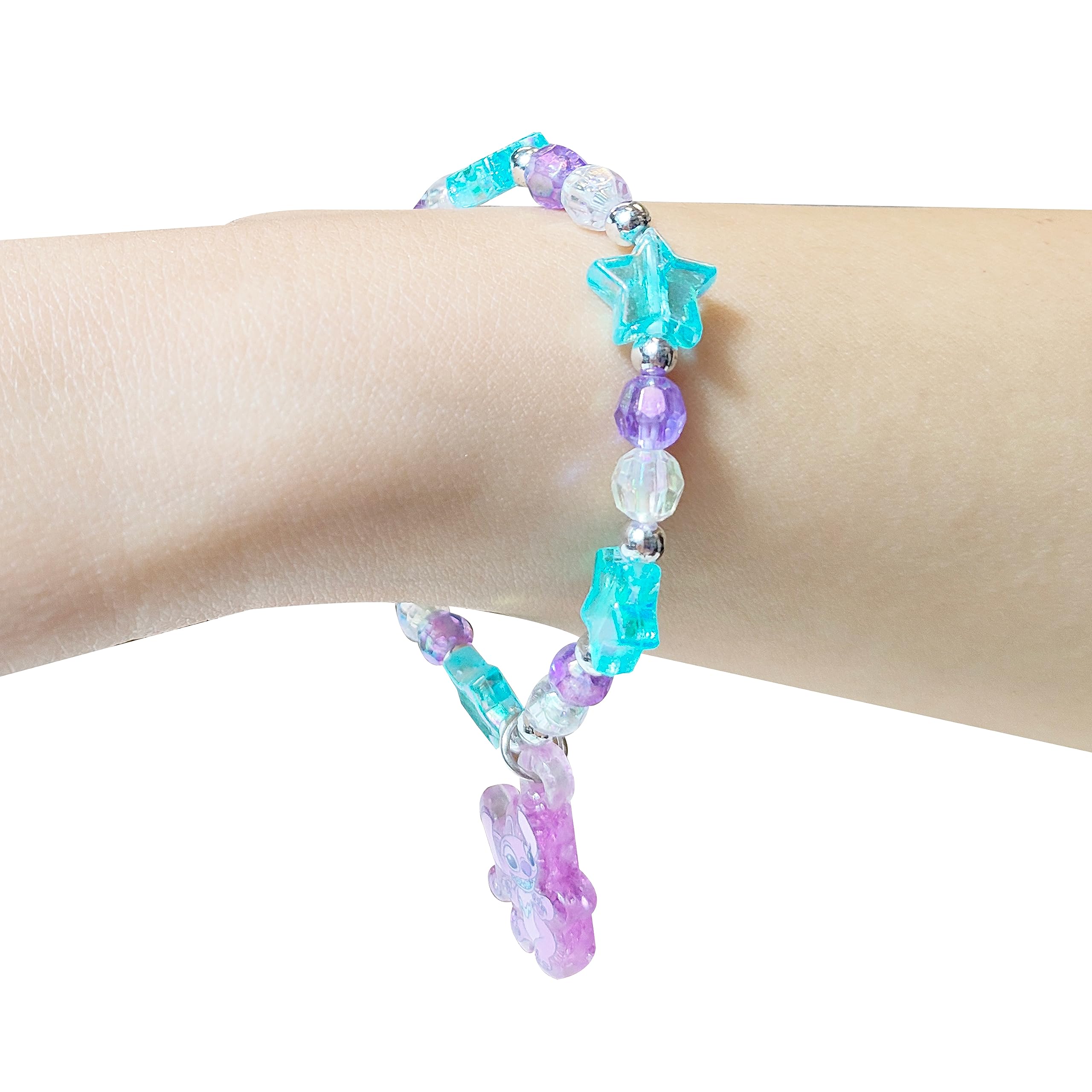 LUV HER Girls Jewelry Set – 3 Piece Princess Necklace, Bracelets & Ring for Toddlers Ages 3+