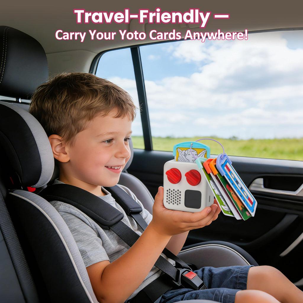 LUVCOSY 10-Pack Yoto Card Holders with 3 Rings – Reusable Storage for Kids' Cards