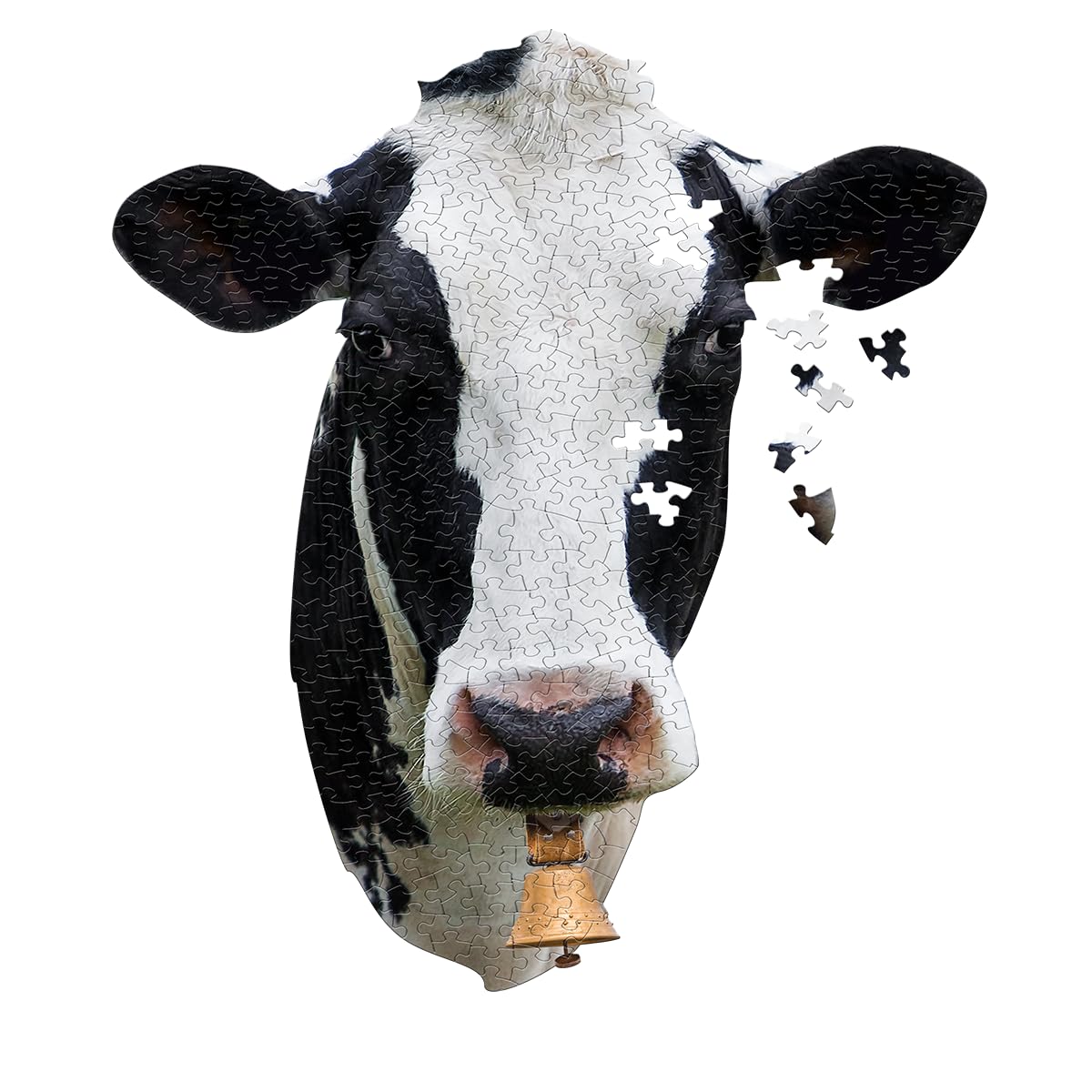 Madd Capp I AM Cow 300-Piece Animal Shaped Jigsaw Puzzle – 18x20 Inches