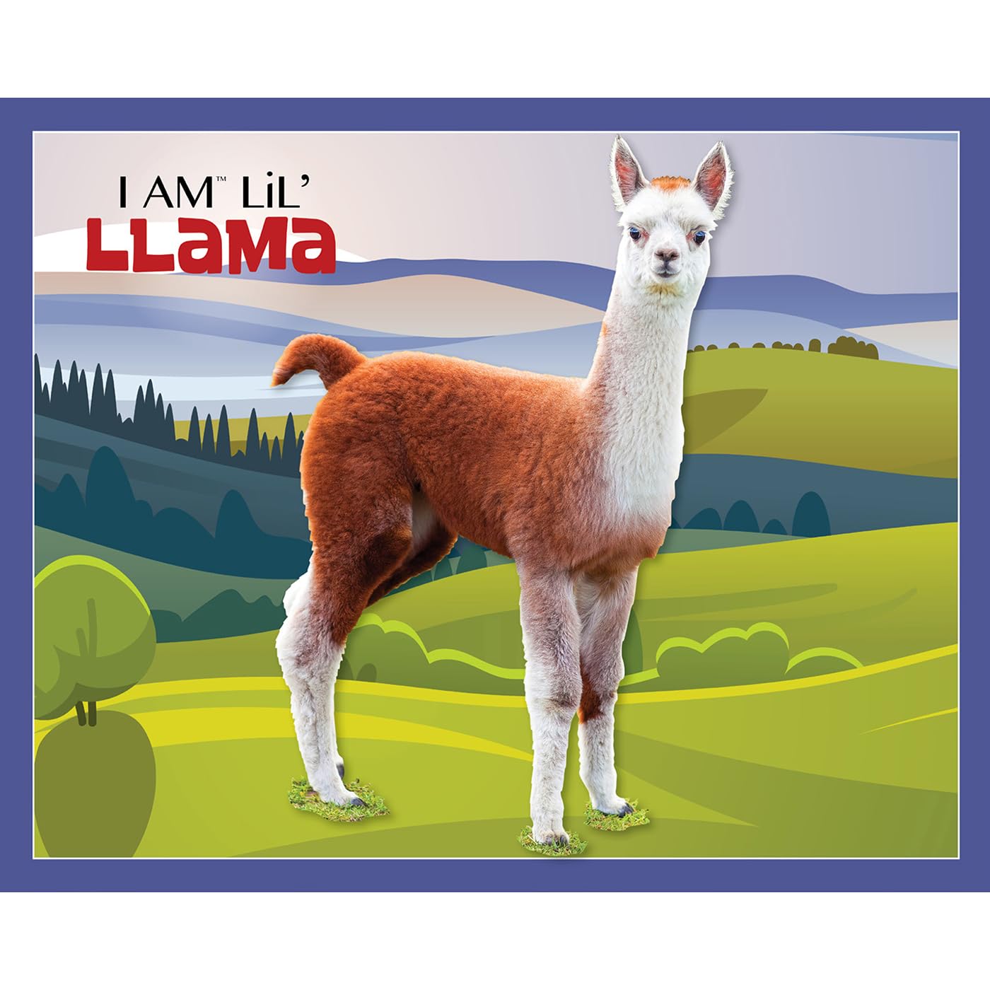 Madd Capp LiL' LLAMA 100-Piece Animal-Shaped Jigsaw Puzzle – Oversized Pieces, Poster Size 22x33 inches, Ages 5+