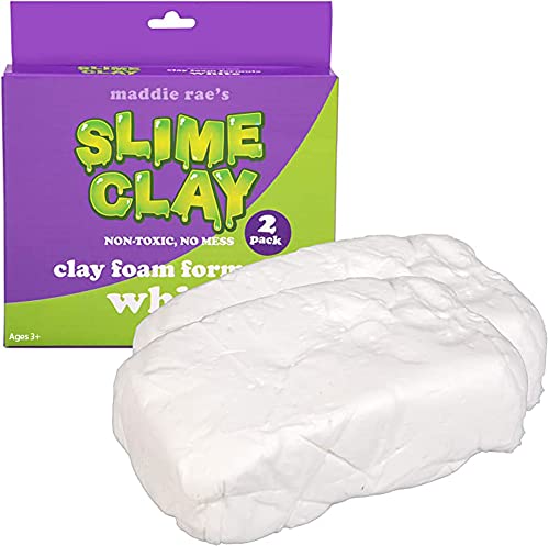 Maddie Rae Slime Clay 2-Pack: Non-Toxic Soft Clay for Creamy Butter Slime & Crafts