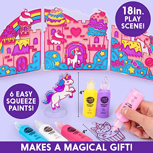 Made By Me Unicorn Window Art Kit: DIY Suncatchers and Window Clings for Kids 6+